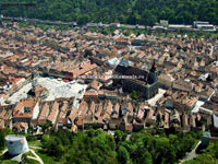 PANORAMA BRASOV DIN ELICOPTER